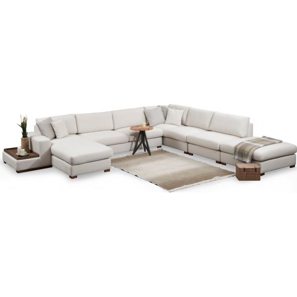 Loke u-sofa - Beige