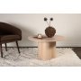 Olivia salongbord 80 cm - Whitewash