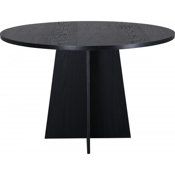 Bootcut spisebord 110 cm - Sort