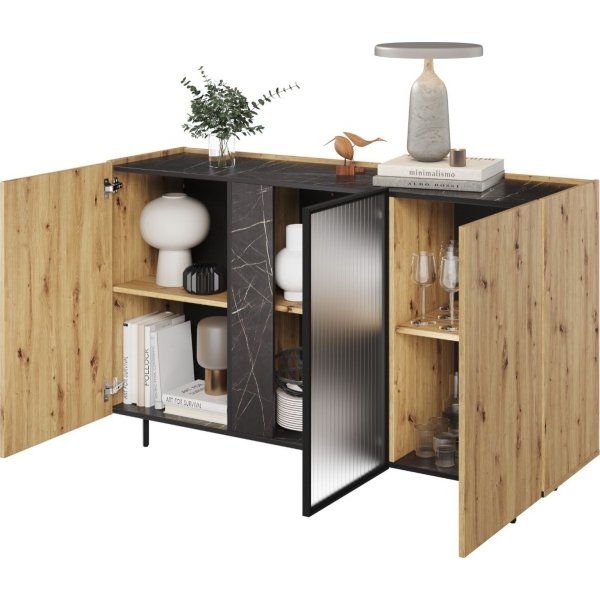 Marmo skjenk - Artisan eik