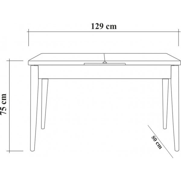 Vina 1053 spisegruppe med sofa - Furu/antrasitt + 6.00 x Stolpute Vina 1053 spisegruppe med sofa - Furu/antrasitt + 6.00 x Stolpute
