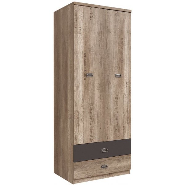 Wash garderobe - Eik Wash garderobe - Eik