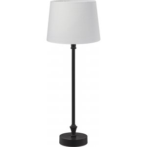 Liam bordlampe - Hvit/svart - 59 cm