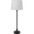 Liam bordlampe - Hvit/svart - 59 cm