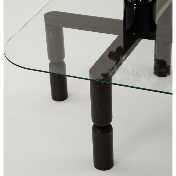 Kei salongbord 80 x 80 cm - Antrasitt