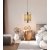 Rund taklampe - Beige