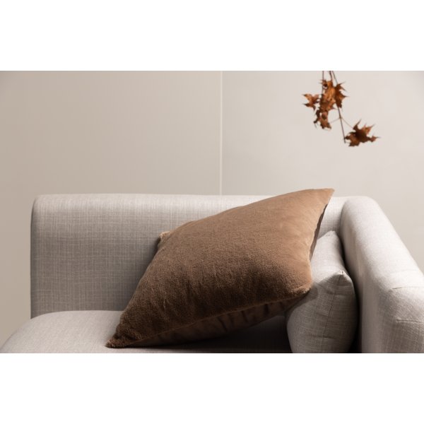 Thea putetrekk 50 x 50 cm - Brun