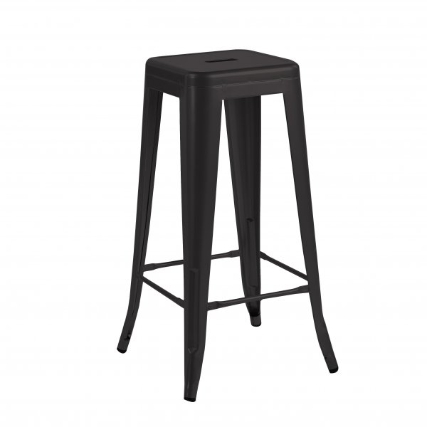 Iris barkrakk i svart metall - Setehøyde 77 cm Iris barkrakk i svart metall - Setehøyde 77 cm