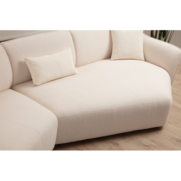Mentis hjørnesofa 360 cm - Krem Mentis hjørnesofa 360 cm - Krem