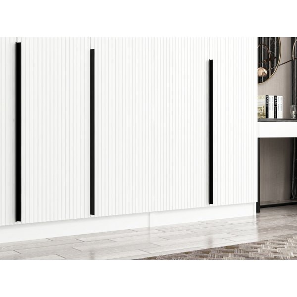 Cikani garderobeskap 315x52x210 cm, variant A - Hvit Cikani garderobeskap 315x52x210 cm, variant A - Hvit