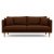 Østermalm 3-seters sofa - Mørkebrun chenille Østermalm 3-seters sofa - Mørkebrun chenille