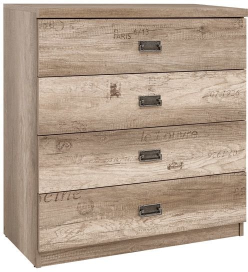 Wash kommode - Eik + Møbelføtter Wash kommode - Eik + Møbelføtter