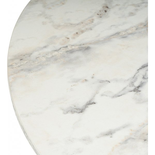 Nova salongbord Ø80 cm - Hvit marmor Nova salongbord Ø80 cm - Hvit marmor