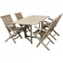 Salt stol med armlene - Gr teak