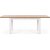 Callahan uttrekkbart spisebord 140-220 cm - Sonoma eik/hvit