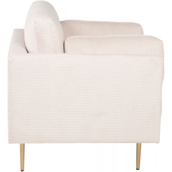 Lenestol Savanna - Lysegrå Manchester / Messingben Lenestol Savanna - Lysegrå Manchester / Messingben