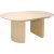 Chiba ovalt spisebord uttrekkbart 180-240 x 100 cm hvitkalket eik