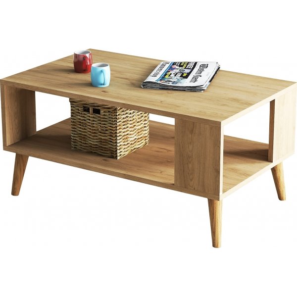 City sofabord 90 x 41,6 cm - Eik
