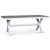 Bologna spisebord 200-240 cm - Hvit / Gr (Aintwood)