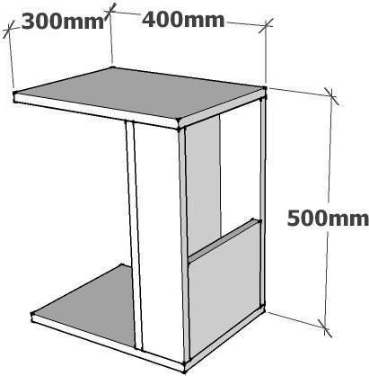 Karen sidebord - Antrasitt Karen sidebord - Antrasitt
