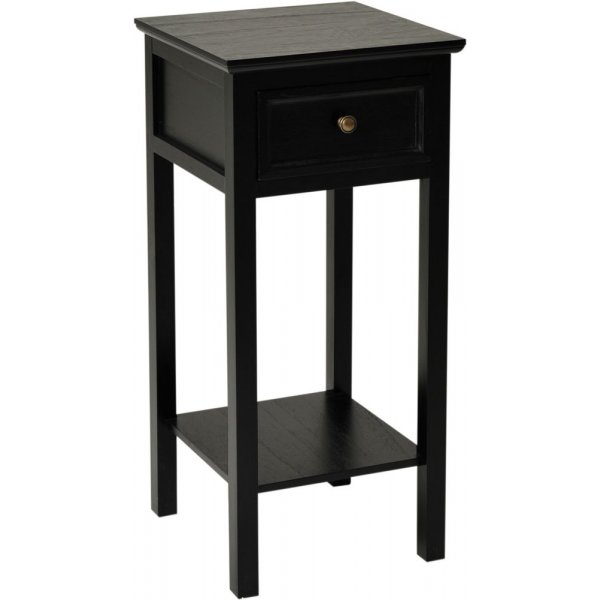 Lela nattbord - Antikksvart