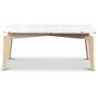 Terrazzo sofabord 110x60 cm - Cosmos Terrazzo & underdel white washed eik Terrazzo sofabord 110x60 cm - Cosmos Terrazzo & underdel white washed eik