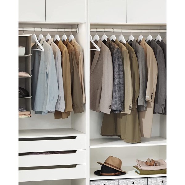 Kleshenger, tre, 44,5 cm, 30-pakning - Hvit Kleshenger, tre, 44,5 cm, 30-pakning - Hvit