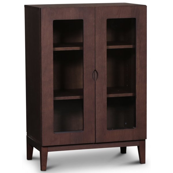 Borgholm vitrineskap - Røkt eik Borgholm vitrineskap - Røkt eik