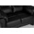 Vera 2-seters sofa i sort PU