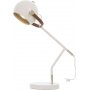 Skrivebordslampe Bow - Hvit/brun/slv