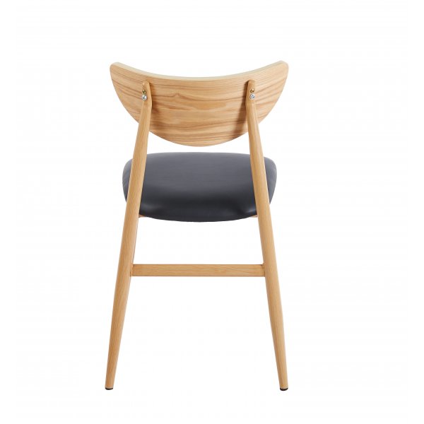 Ludvig-stol med beige stoff og eik Ludvig-stol med beige stoff og eik