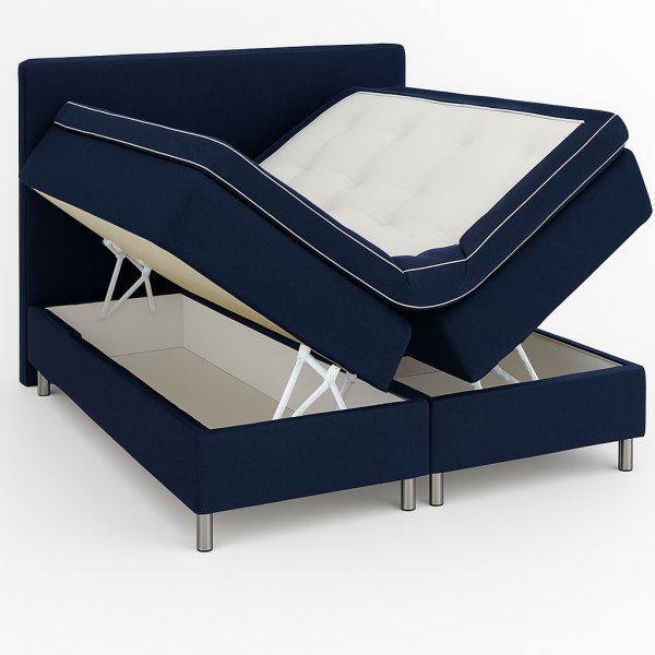 Dobbeltseng Accent 180 cm - Mrk bl