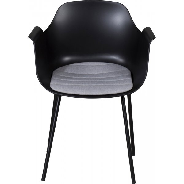 Paolo karmstol - Svart plast Paolo karmstol - Svart plast