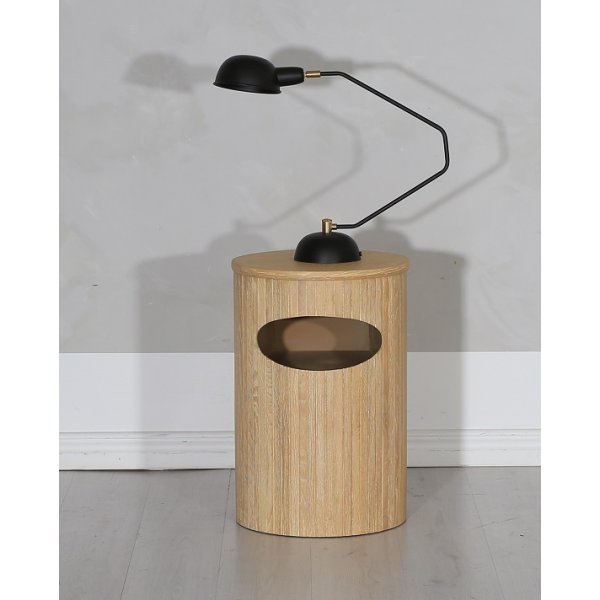 Nova nattbord / lampebord - whitewash + Møbelføtter Nova nattbord / lampebord - whitewash + Møbelføtter