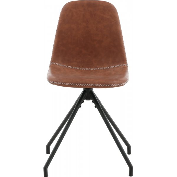 Bridge svingbar spisestol - Brun PU