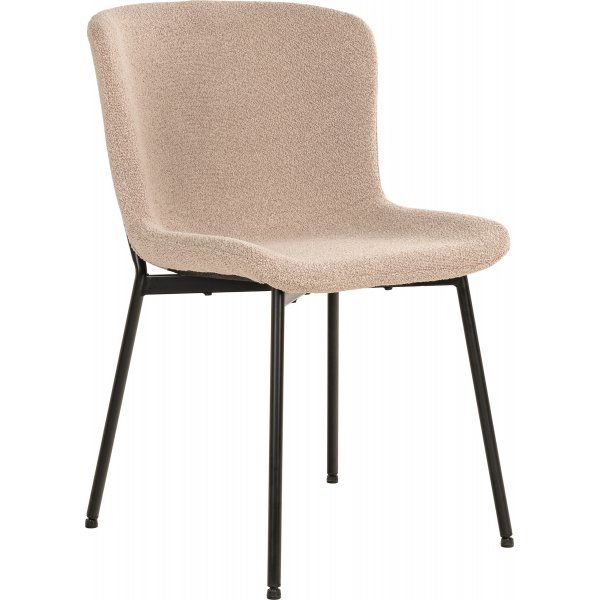 Maceda spisestuestol Beige boucle