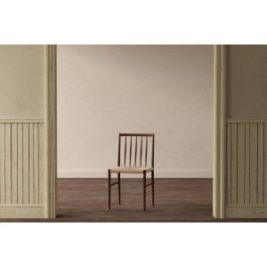 Spisestol Enes i mokka med beige tau