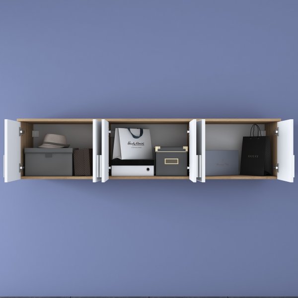 Esa overskap - Valnøtt/hvit Esa overskap - Valnøtt/hvit