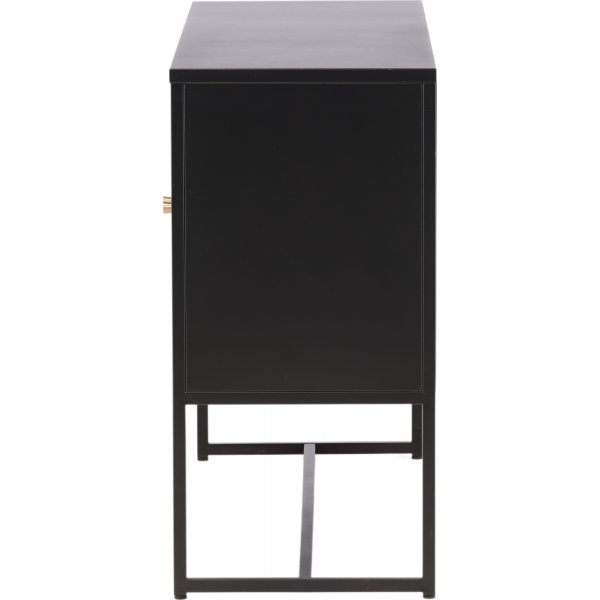 Trerike skjenk - Sort + Tekstilrens for møbler Trerike skjenk - Sort + Tekstilrens for møbler