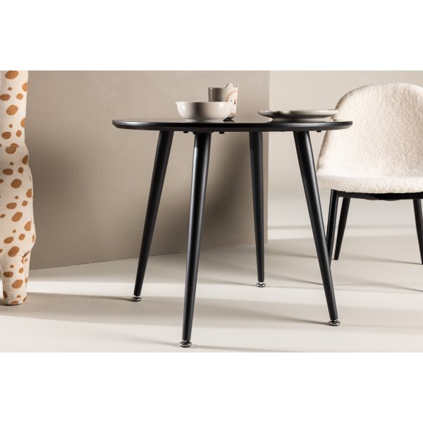 Plaza spisebord for barn 60 cm - Sort