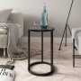 Tambur sidebord - Svart marmor