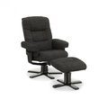 Kundebilde Oslo recliner lenestol med krakk - Cortinna svart