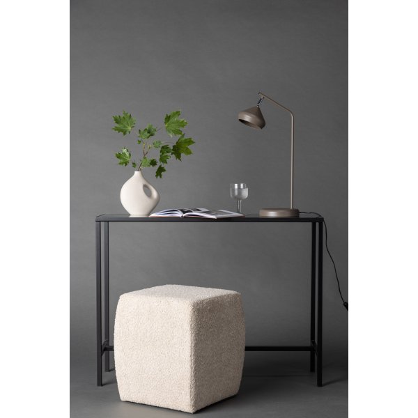 Isaberg bordlampe - Krom/Mocca Isaberg bordlampe - Krom/Mocca