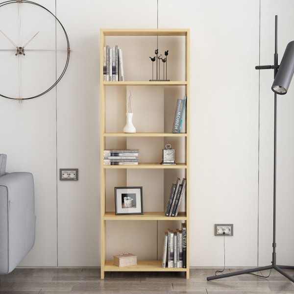 Dio bokhylle - Eik/hvit