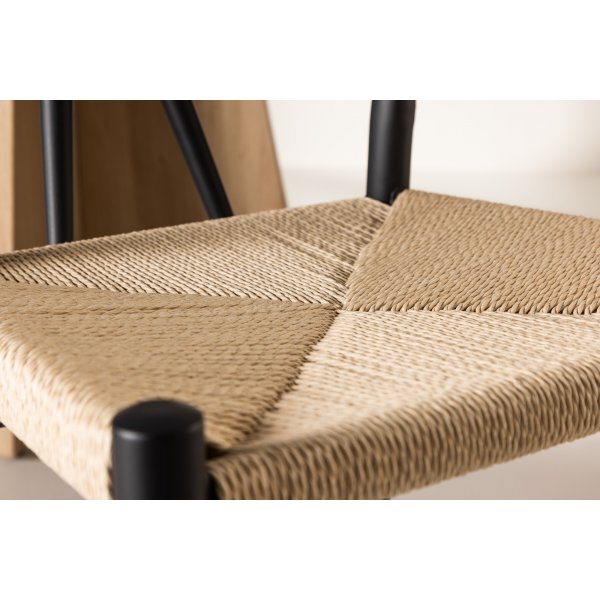 Alfons spisestol - Beige/svart Alfons spisestol - Beige/svart