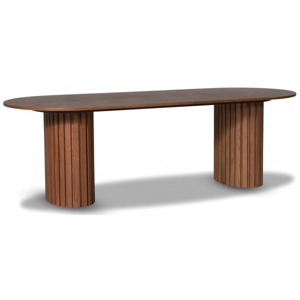 PiPi ovalt spisebord 240 cm - Valnøtt PiPi ovalt spisebord 240 cm - Valnøtt