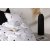 Loki sengesett 200 x 150 cm - Hvit/svart