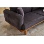 Reims 3-seters sofa - Antrasitt
