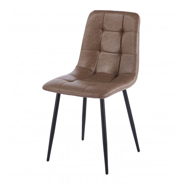 Delta spisestol brun vintage