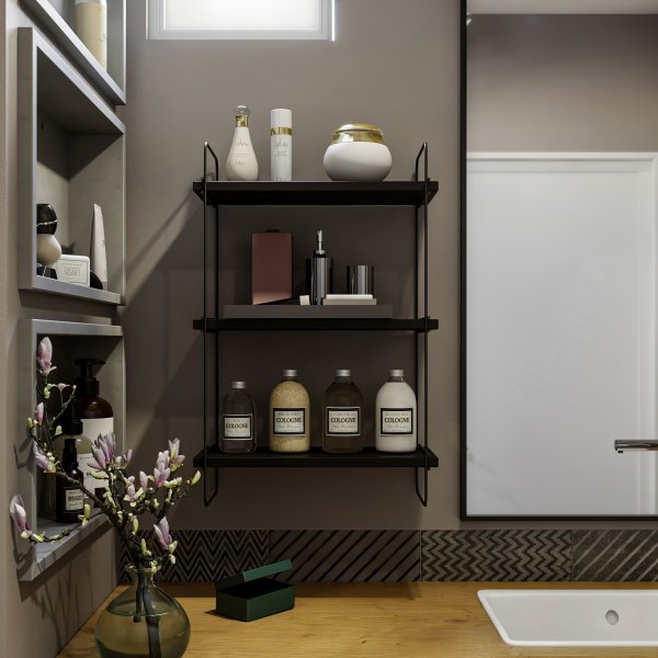 Pulalis vegghylle - Antrasitt Pulalis vegghylle - Antrasitt